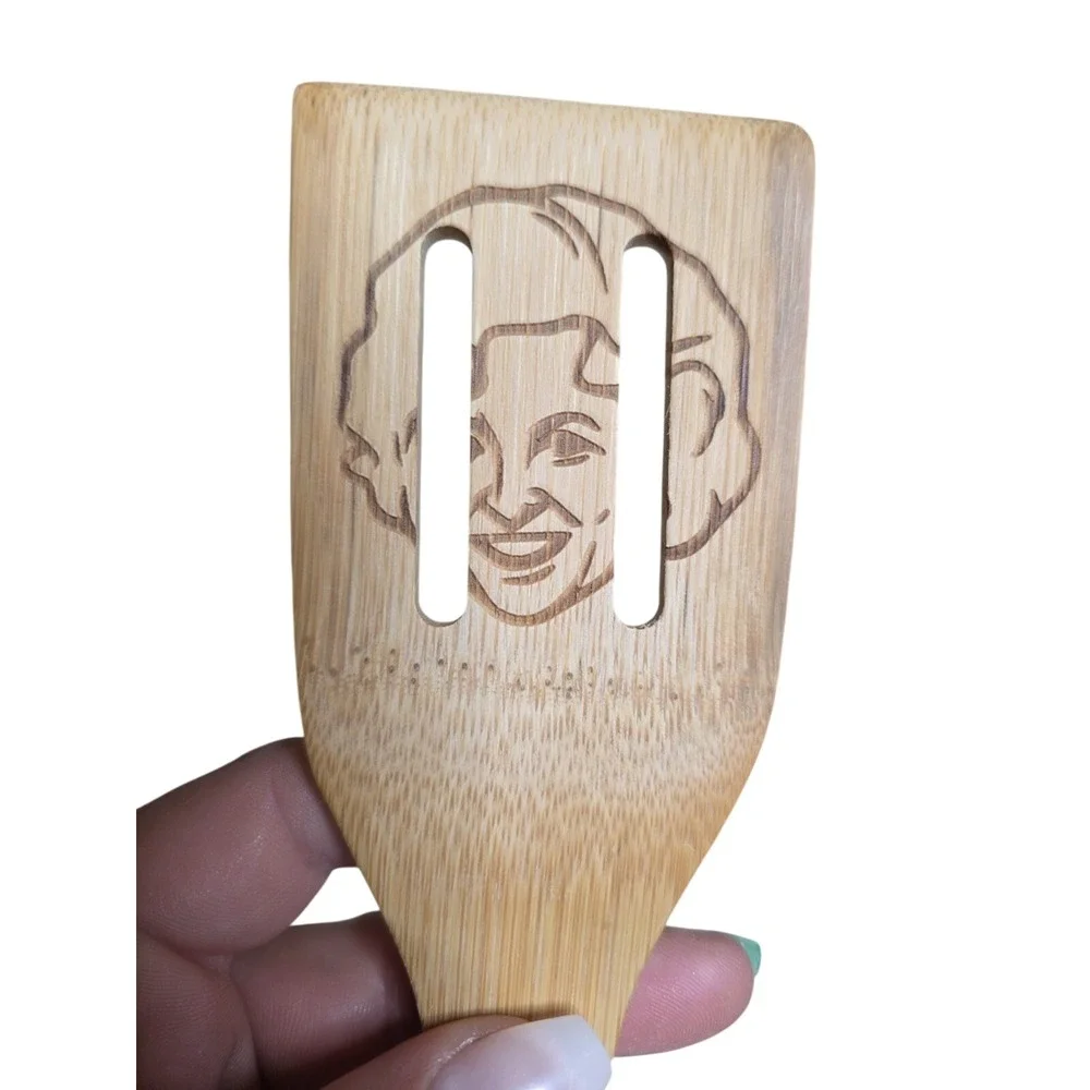 Golden Girls‎ Bamboo Kitchen Cooking Spoon Set 6 Utensils